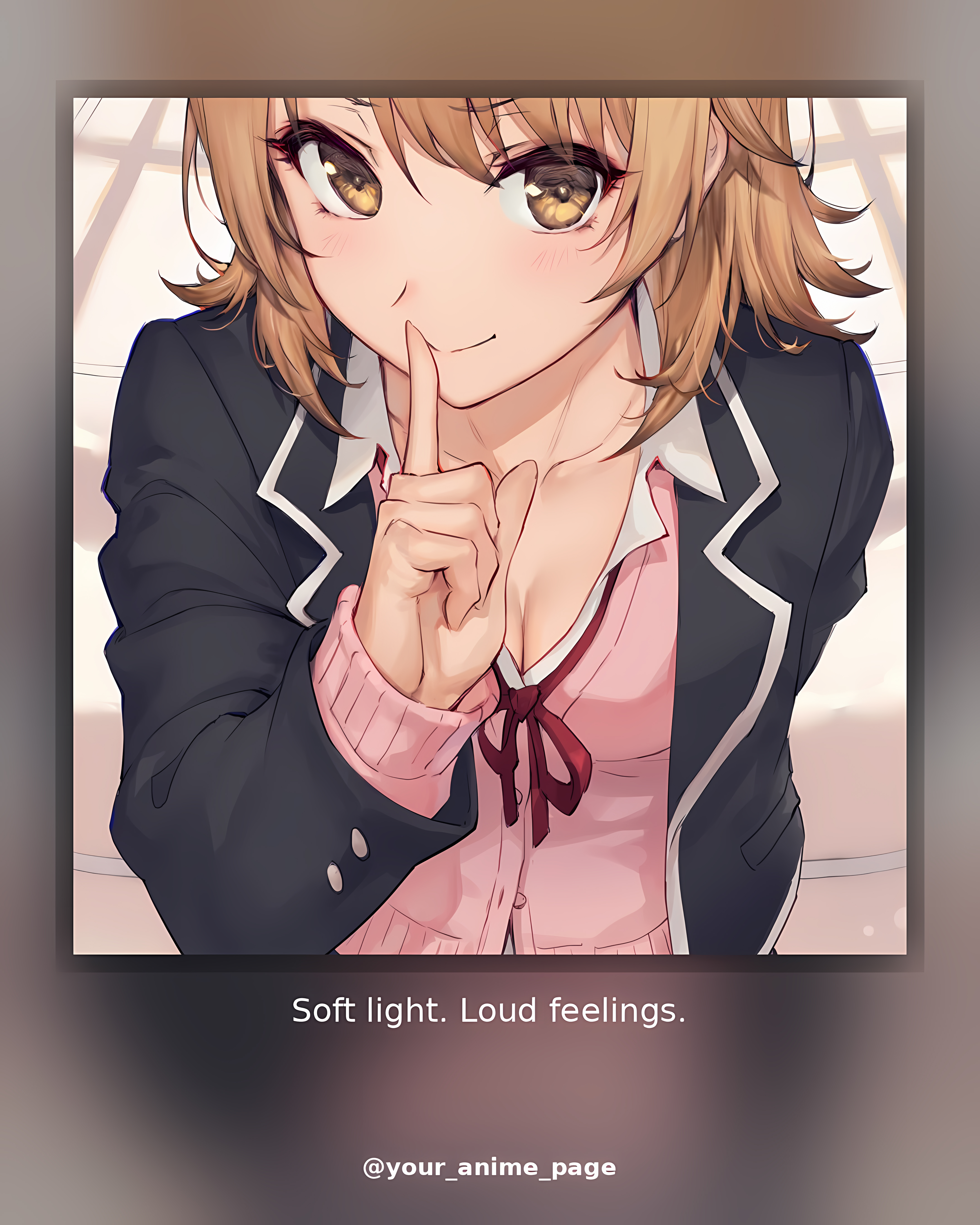 Soft light. Loud feelings.