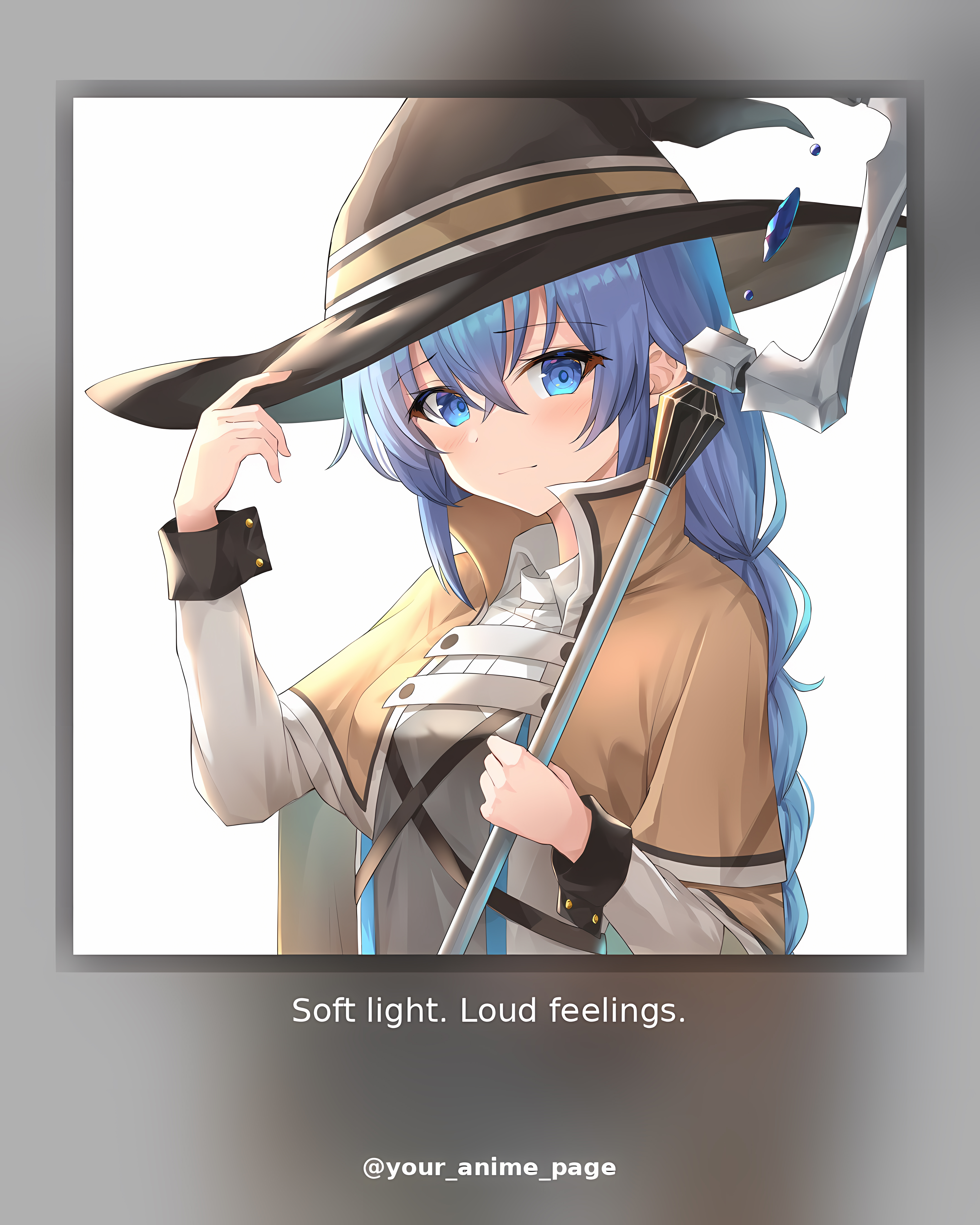 Soft light. Loud feelings.