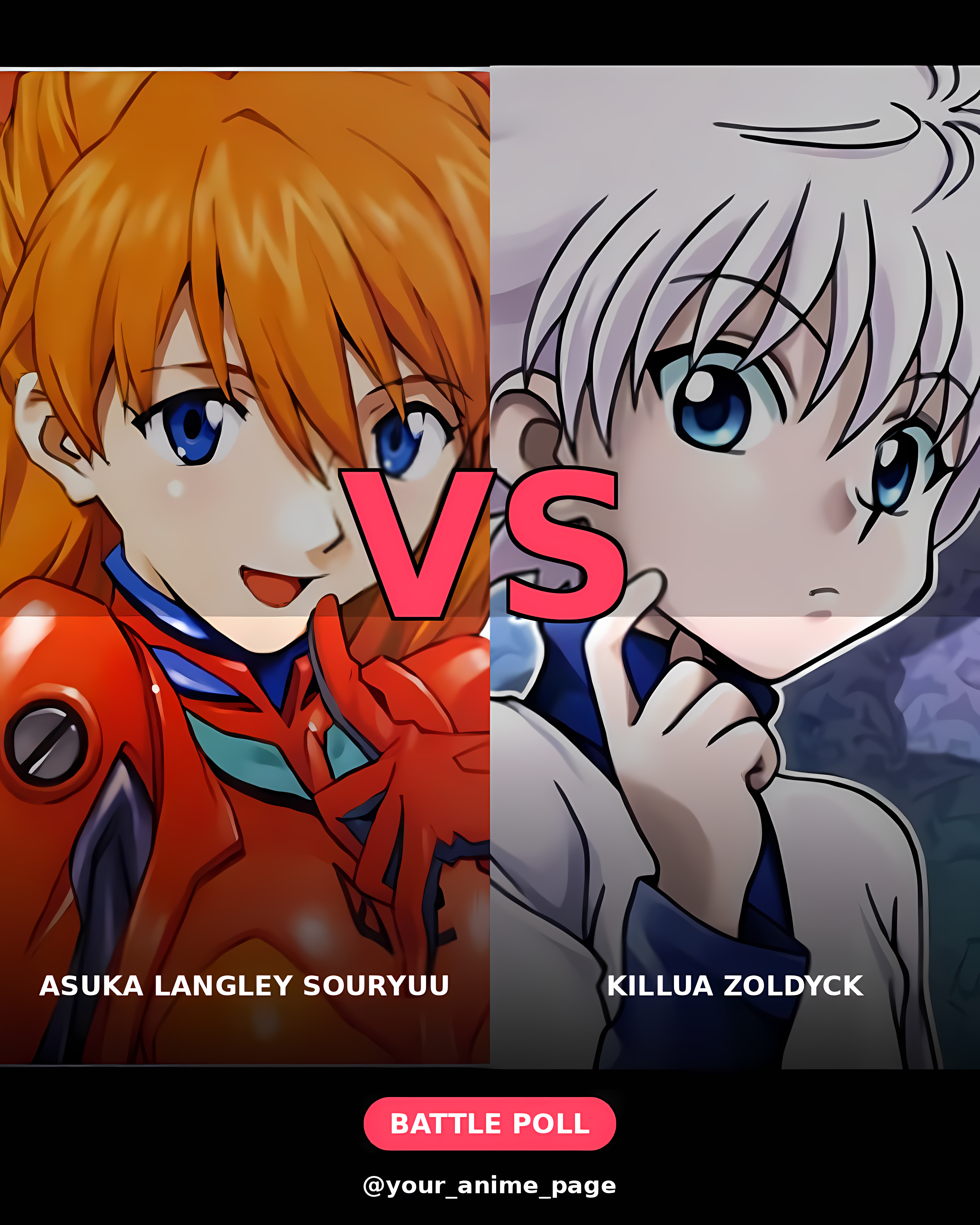 Asuka Langley Souryuu vs Killua Zoldyck