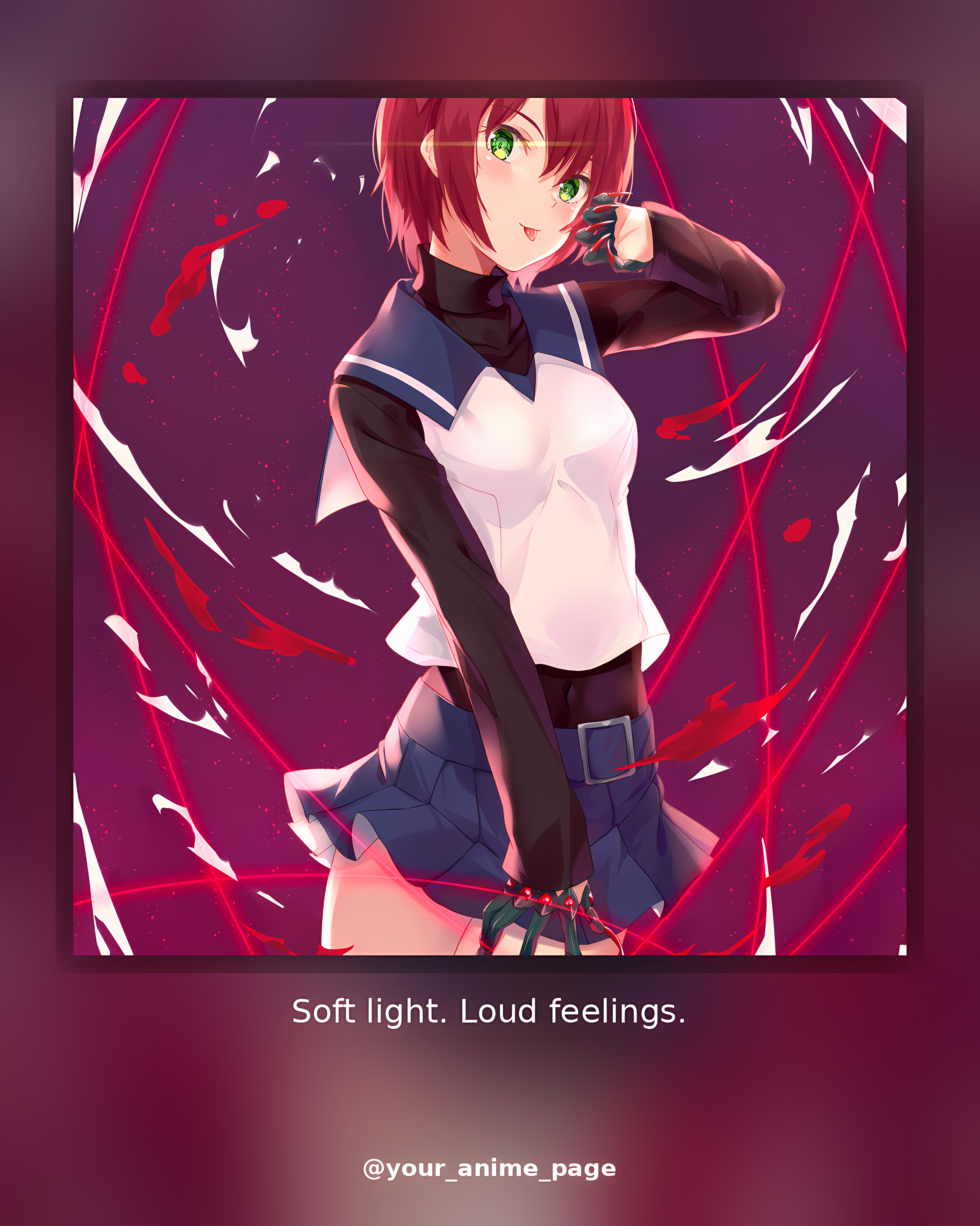 Soft light. Loud feelings.