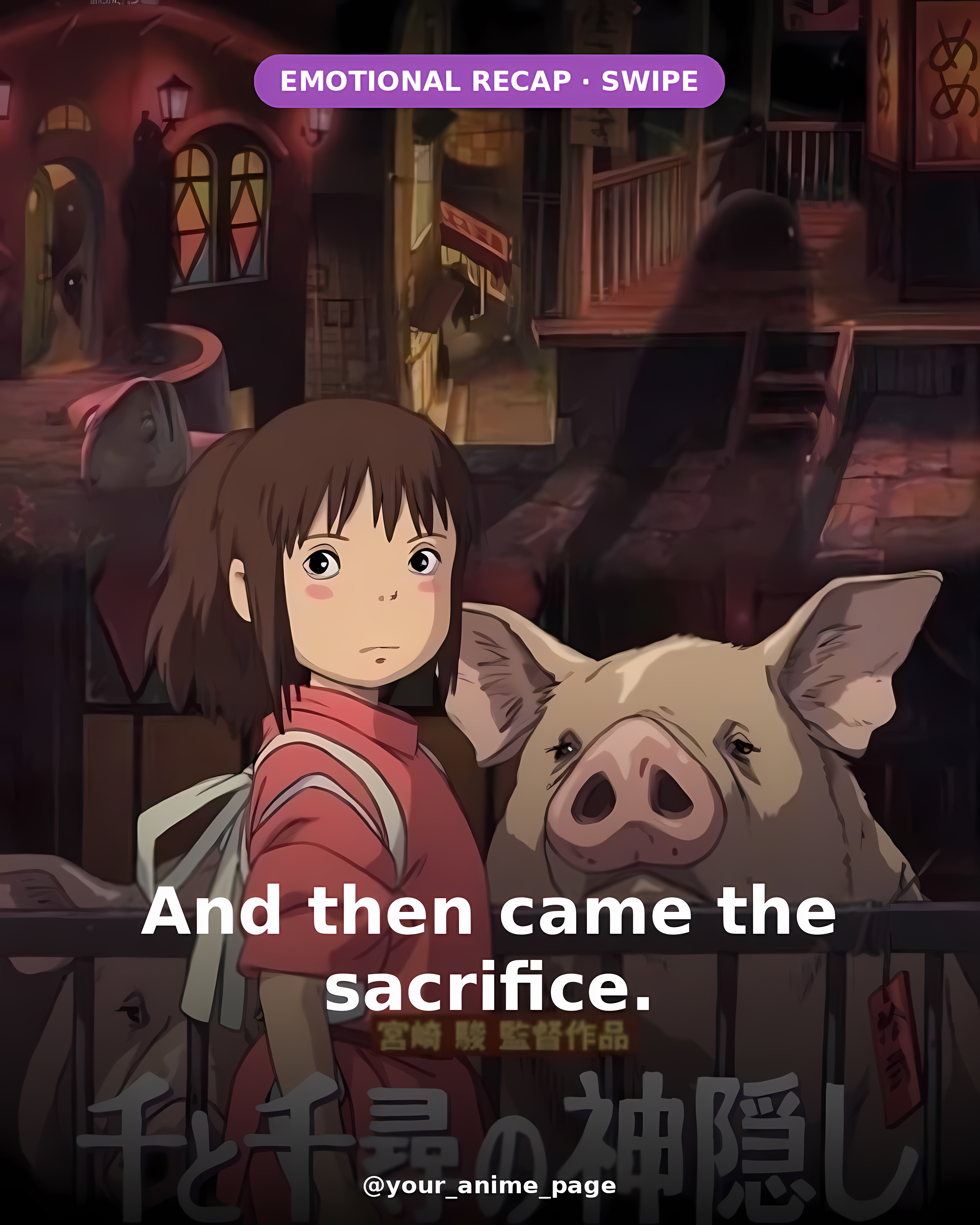 Spirited Away — emotional recap slide 2