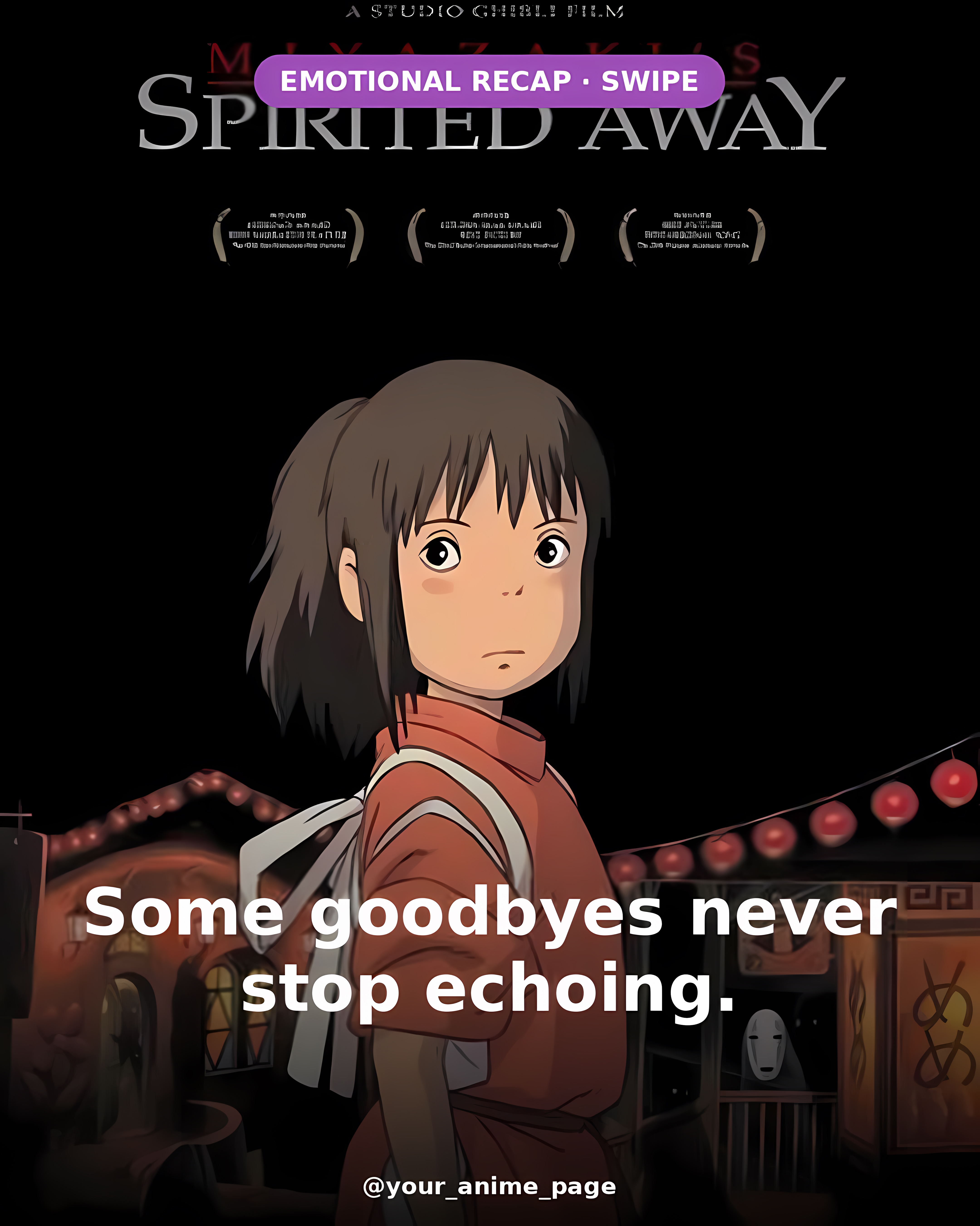 Spirited Away — emotional recap slide 3